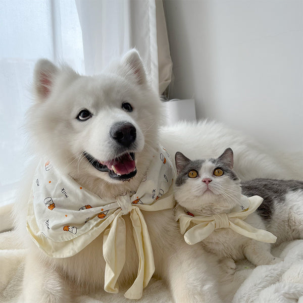 ⭐ Milk & Paws Collar & Scarf