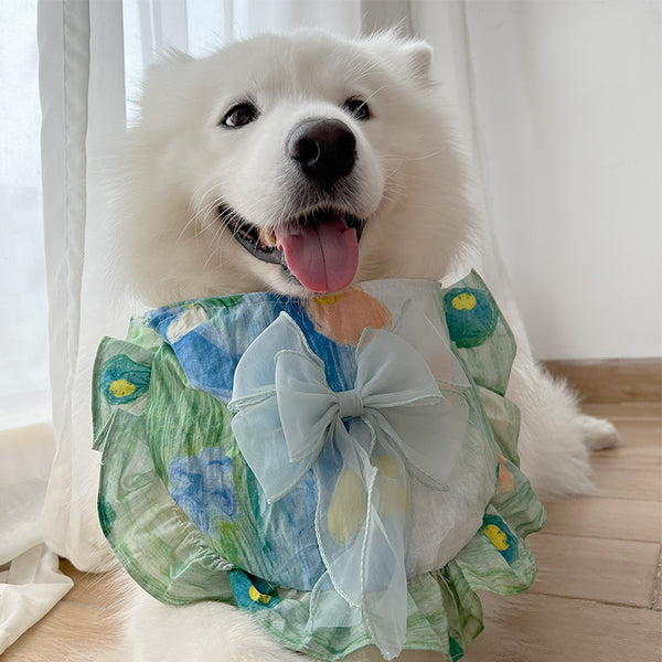 Monet's Garden Pet Neck Scarf & Bibs